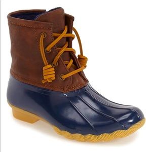 Sperry Top-Sider Saltwater Duck Boots Navy